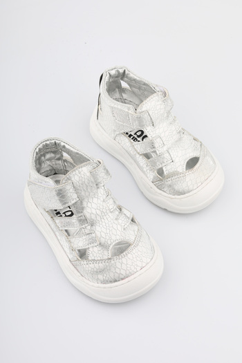 FOLLOWIN Girl's Silver Sandals Casual Comfortable Soft Non-Slip Sole, Girl's First Step Shoes