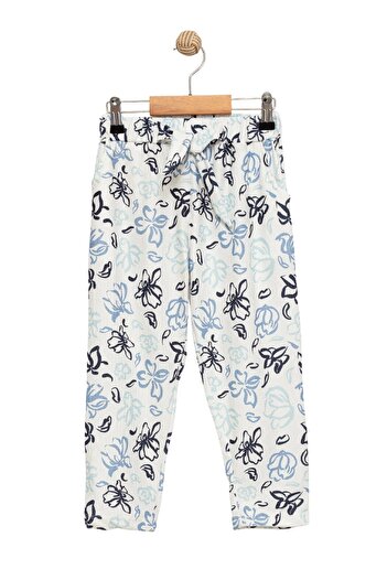Divonette Girl's Patterned Comfortable Pants-Children's Clothing