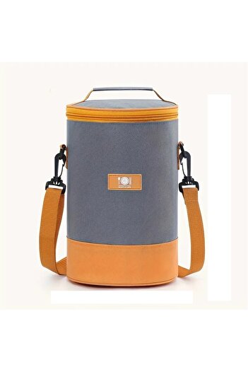 Enjoy 6.6L Insulated Lunch Box Multi-Purpose4Travel&Students with Shoulder Strap4Hanging&Carrying Handle