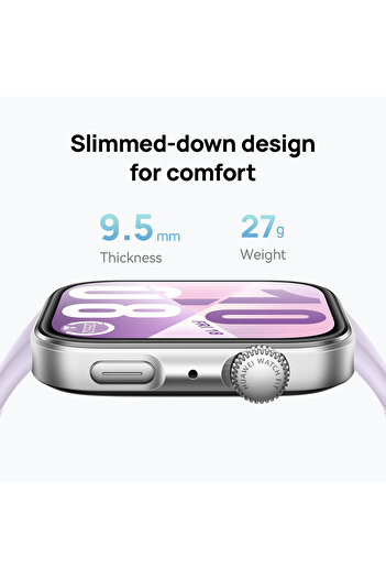 Huawei ساعة ذكية WATCH FIT4، شاشة 1.82 بوصة، أكثر من 100 وضع رياضي، عمر بطارية يصل إلى 10 أيام، أسود