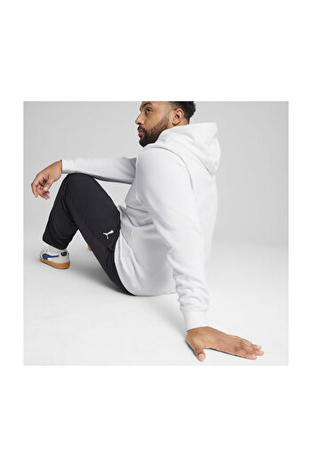 Puma Φούτερ με κανονική κοπή - N/A, εκτύπωση λογότυπου, τσέπη καγκουρό, μακρυμάνικο