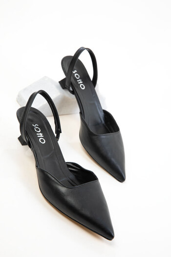 SOHO Black Women's Classic Heeled Shoes 20650
