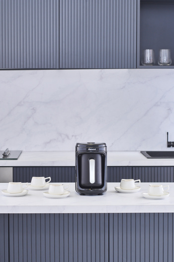 HOMEND Pottoman 1840h - Black Turkish Coffee Machine and Gift Coffee
