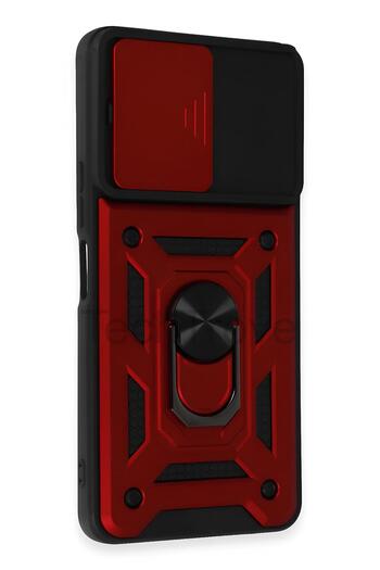 TechTrove Vivo Y36 Kılıf Sürgülü Kamera Korumalı Yüzüklü Stand Olabilen Magnetic Tpu Tank Kapak