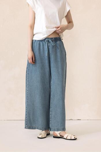 Olcay Soft Jeans with Elastic Waist Mai Otévi, Blue 7576