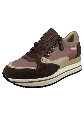 Mephisto Damen Low Sneaker Olimpia Vp P5140556 Lila 12271 Plum Leder Mit Laufsohle Mit Schockabsorberwechself