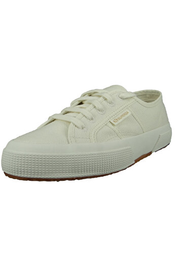 Superga Damen Low Sneaker Canvas Low Top S2111kw Weiß A02 Red Beet Textil