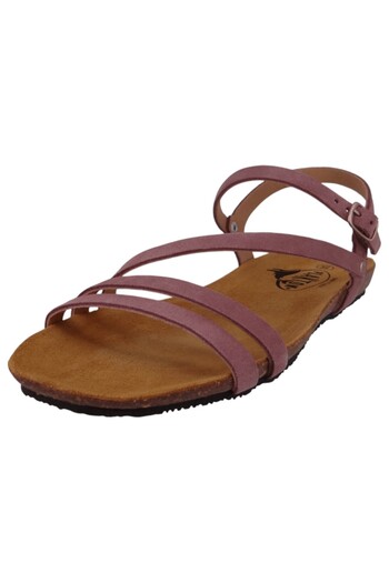 PLAKTON Damen Komfort Sandalen Mam Vita 575660 575660 Afelpado Lila Malva Leder