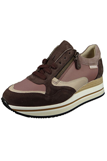 Mephisto Damen Low Sneaker Olimpia Vp P5140556 Lila 12271 Plum Leder Mit Laufsohle Mit Schockabsorberwechself