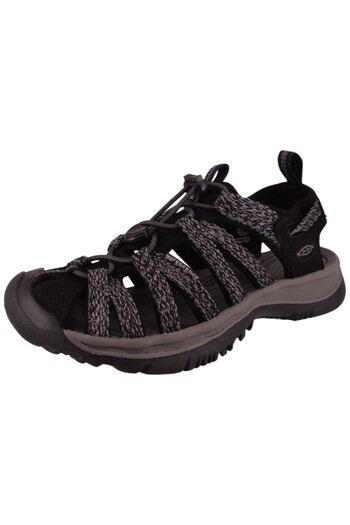 Keen Damen Trekking-Sandalen Sandalen Wanderschuhe Whisper 1028815 Schwarz Black/steel Grey Polyester Ke
