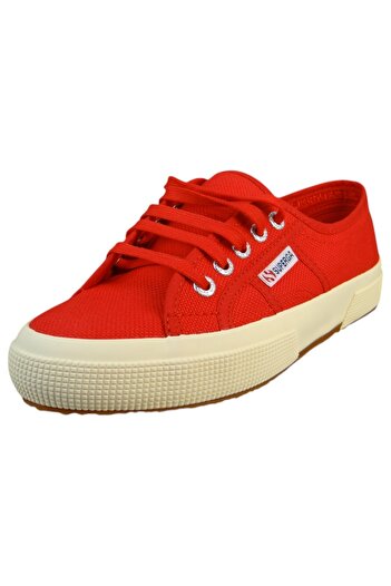 Superga Damen Low Sneaker 2750 Cotu Low Top S000010 Rot 975 Red Textil