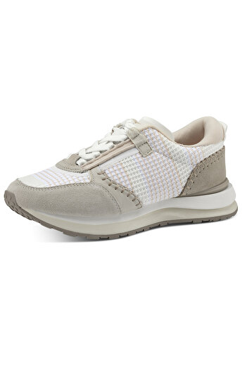 Tamaris Damen Low Sneaker Low Top 1-23724-30 Weiß 147 Offwhite Comb Textil/synthetik