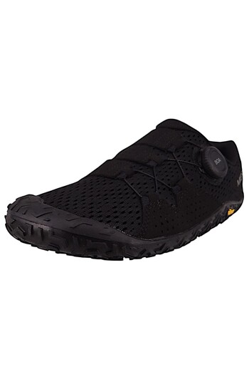 Merrell Herren Halbschuhe Wanderschuhe Vapor Glove 6 Boa J068453 Schwarz Black Textil/synthetik Mit Vibram