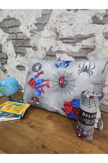VODDİ Children's Pattern Single Elastic Sheet Set (+1 Pillow Case with Cover)