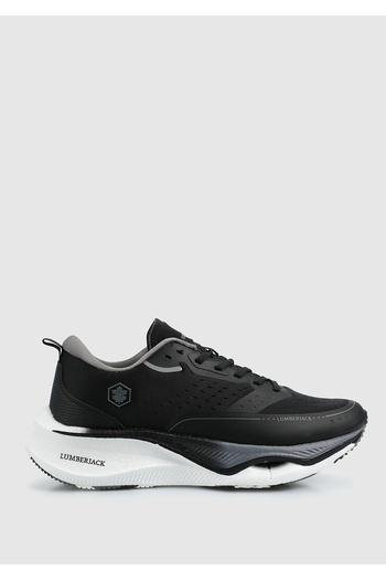 lumberjack Enrique black leather men's sneaker