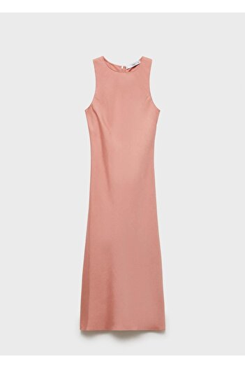 MANGO Woman Askılı midi elbise