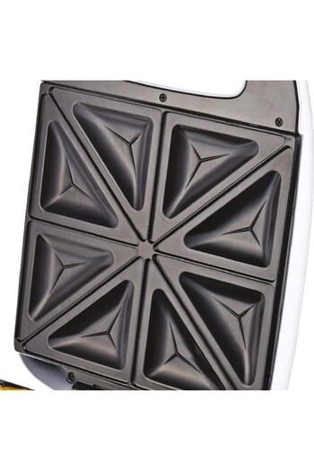 Sanford 4 Slice Sandwich Maker 1400W – Non-Stick Grill with Temp Control, LED Light, Panini & Waffle Press