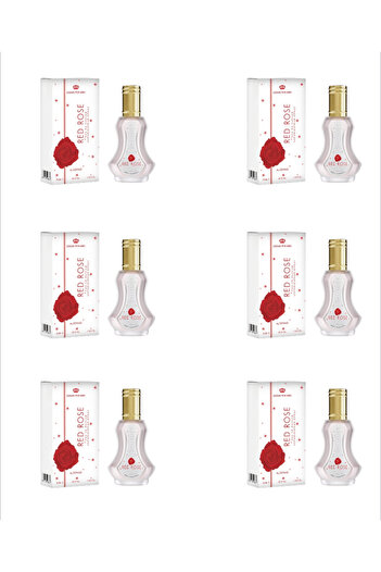 ALREHAB Red Rose perfume 35 ml - 6 pieces