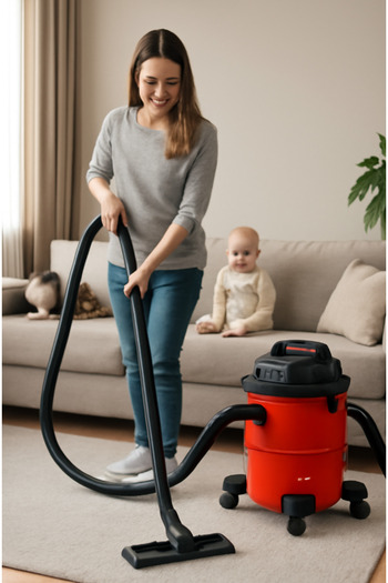 Koolen Wet And Dry Vacuum Cleaner , 20 L , 1600 W , Red - 806101004