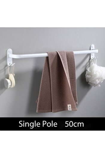 Blackswan Design Bathroom towel rack, Blackswan, Type M14, simple, white model with hanger, size 50 cm