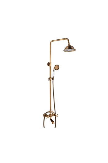 Blackswan Design Shower faucet, Blackswan, Type M40.3, antique bronze model, size 20 cm