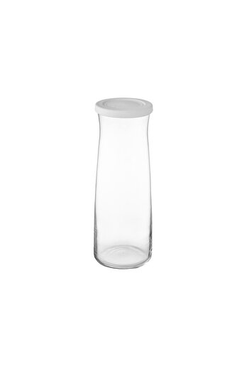 Dania Pasabache Turkish Glass Water Bottle with Silicone Lid