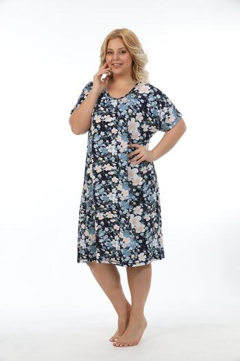 Etoile Bamboo Plus Size Women's Dress Nightgown 72529