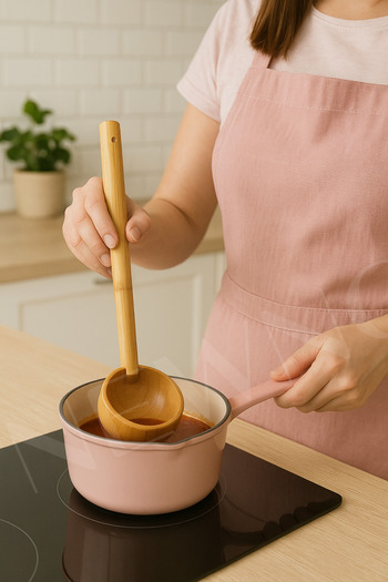 NEWNOW Bamboo Sauce Ladle