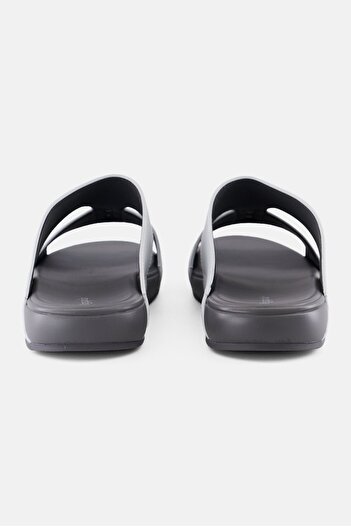 Algspar Men 2 Strap Slip On Arabic Sandals, Grey