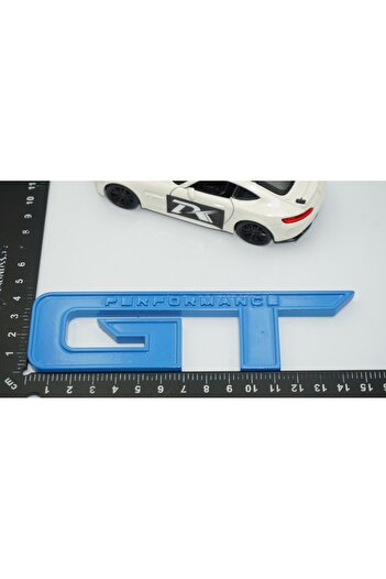 DK Tuning Mustang GT Performance Logo albastru Crest