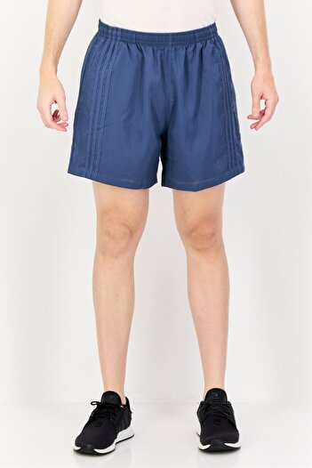 adidas Men Sportswear Fit Brand Logo Outdoor Shorts, Blue