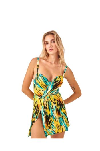 Lüx Wood Women 4134 Desanlli Sea Swimsuit
