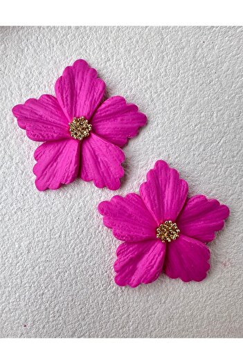 ACCESSORY Flower Earring Design Polymer Clay Earring
