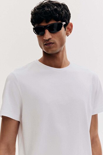H&M Round-neck T-shirt Slim fit