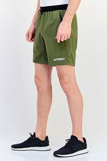 adidas Men Sportswear Fit Outdoor Shorts, Olive