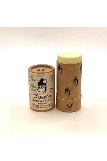 O'naturalis O'doran Neutral solid deodorant, aluminum and perfume free, sensitive/reactive skin, 100g, Unisex