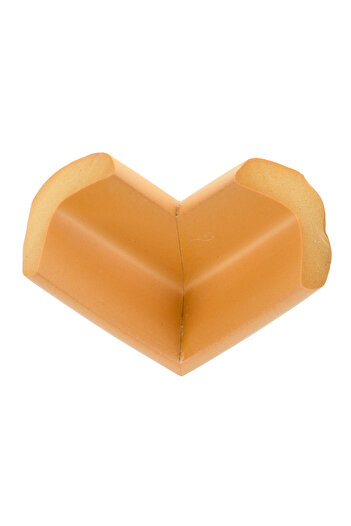 zola Set of 4 foam corner protectors, 6x3.5x2 cm, yellow