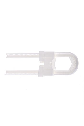zola White child safety lock, Zola®, for drawers, plastic, 18x4.3 cm
