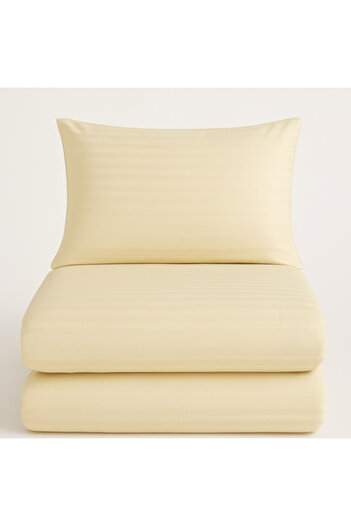 Pazar Home Bedding Narcissus 4-piece striped hotel bed sheet for one and a half people, 170*230 cm, with fixed filling