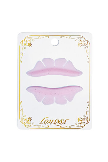 Choice 2 Pink Lomansa 1 Pair Silicone Glitter Butterfly Lash Lift Pad Eyelash Perm Rod Shield Lash Lifting