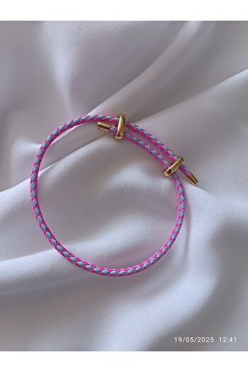 ARİ TAKI Adjustable Bracelet Fuchsia&Blue