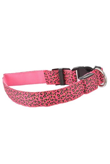 zola Dog/cat collar, with LED, size S, pink