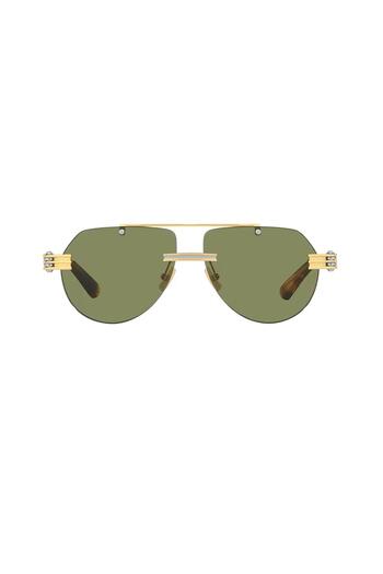 Bottega Veneta Bv 1342S 003 59 Men's Geometric Gold Metal Sunglasses