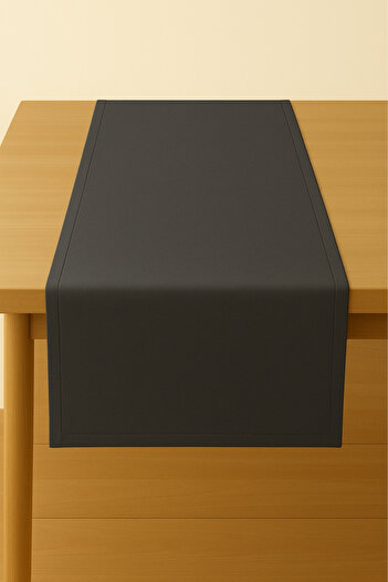 Luvora Home Luna Series Velvet Textured Rectangular Runner - Anthracite