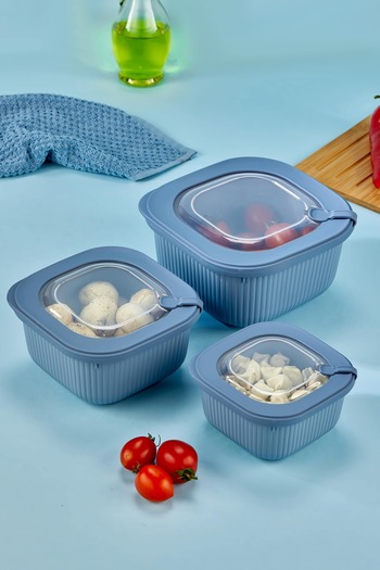 Mek life 3'Lü Line Striped Storage Container