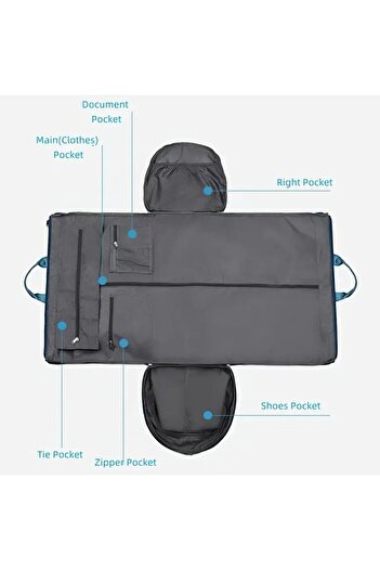 Soft Sasa Çok Bölmeli Organizer seyahat çantası