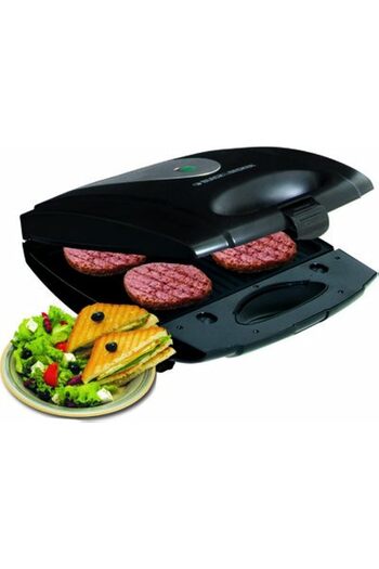 Black&Decker Black & Decker 1400w Sandwich Maker 4 Slot, Non-stick Interchangeable And Grill With Indicator Therm