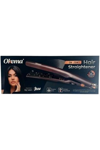 Okema Hair Straightener with Ceramic Heating Plates by Okema, ok-2041