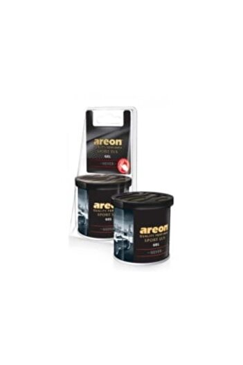 Areon Car Air Freshener Gel Can Sport Lux Silver