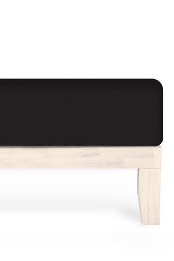 Calmera 100% Cotton Combed (Fitted) Fitted Sheet - Double |   Battal |   King Size - Black
